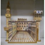 A Villeroy & Boch Large Figural Castle/Candle Holder.