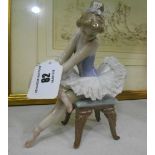 A Lladro Figure of a Ballet Dancer.