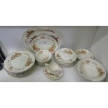 A Large Quantity of Royal Doulton Wilton Pattern Dinnerwares.