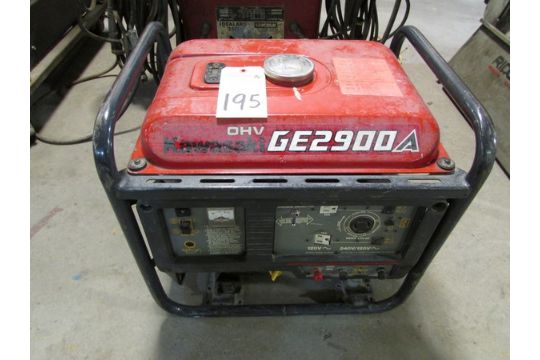 KAWASAKI Model 2900, gas powered generator