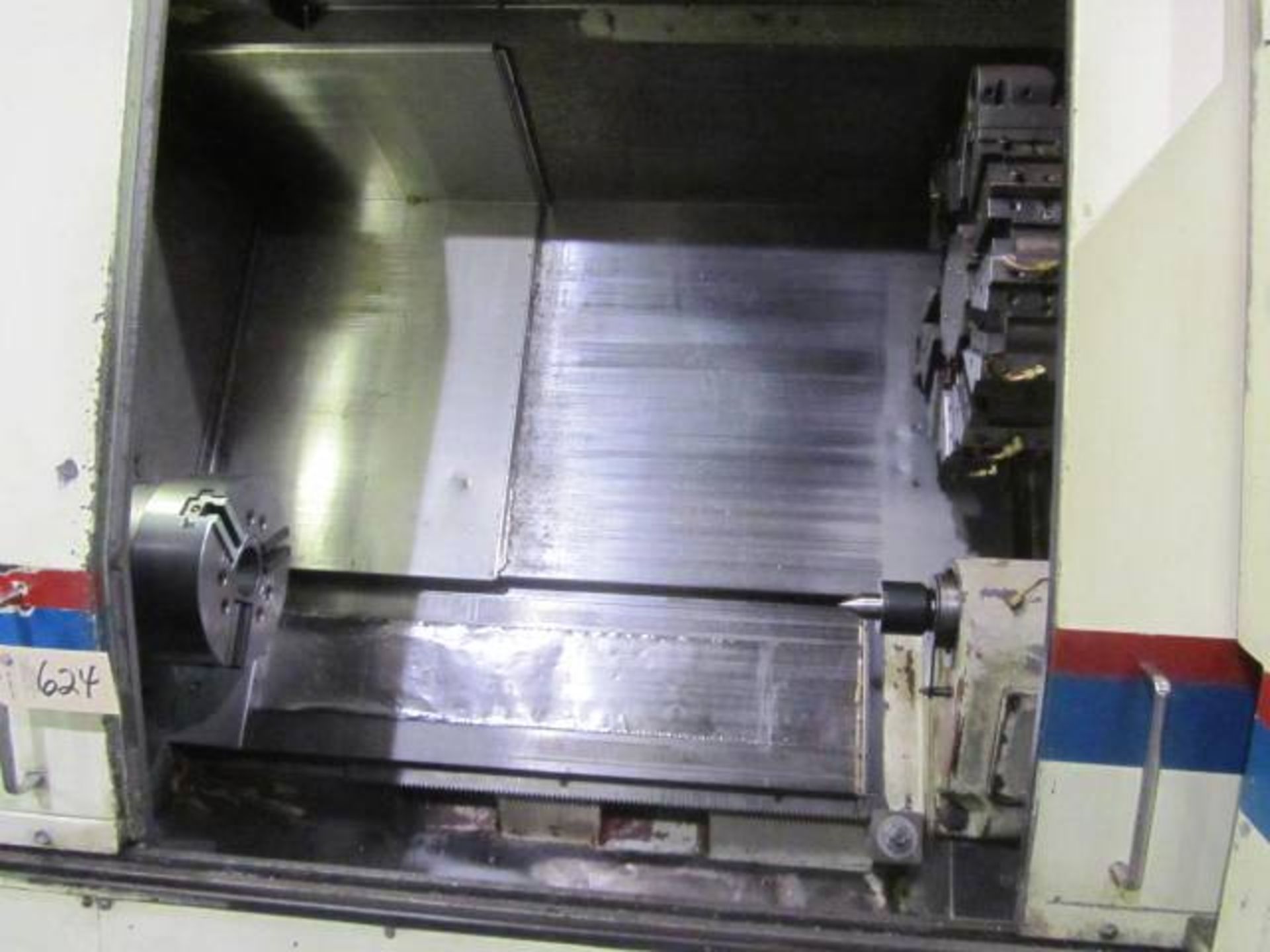 Takisawa Model TS-30 CNC Turning Center with 19'' Swing x 40'' Centers, 12'' 3-Jaw Power Chuck, - Image 6 of 6