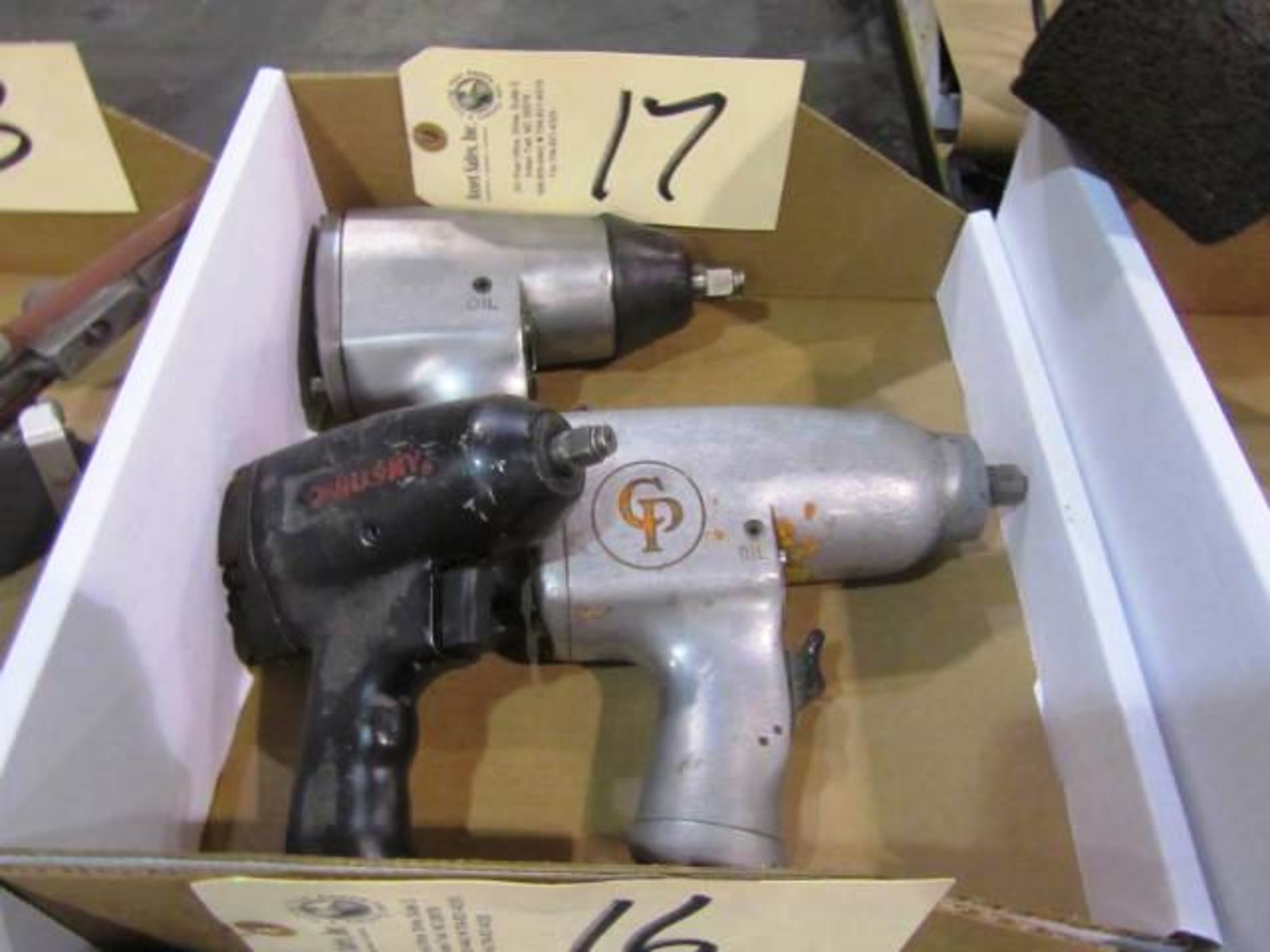 (3) Pneumatic Impact Wrenches