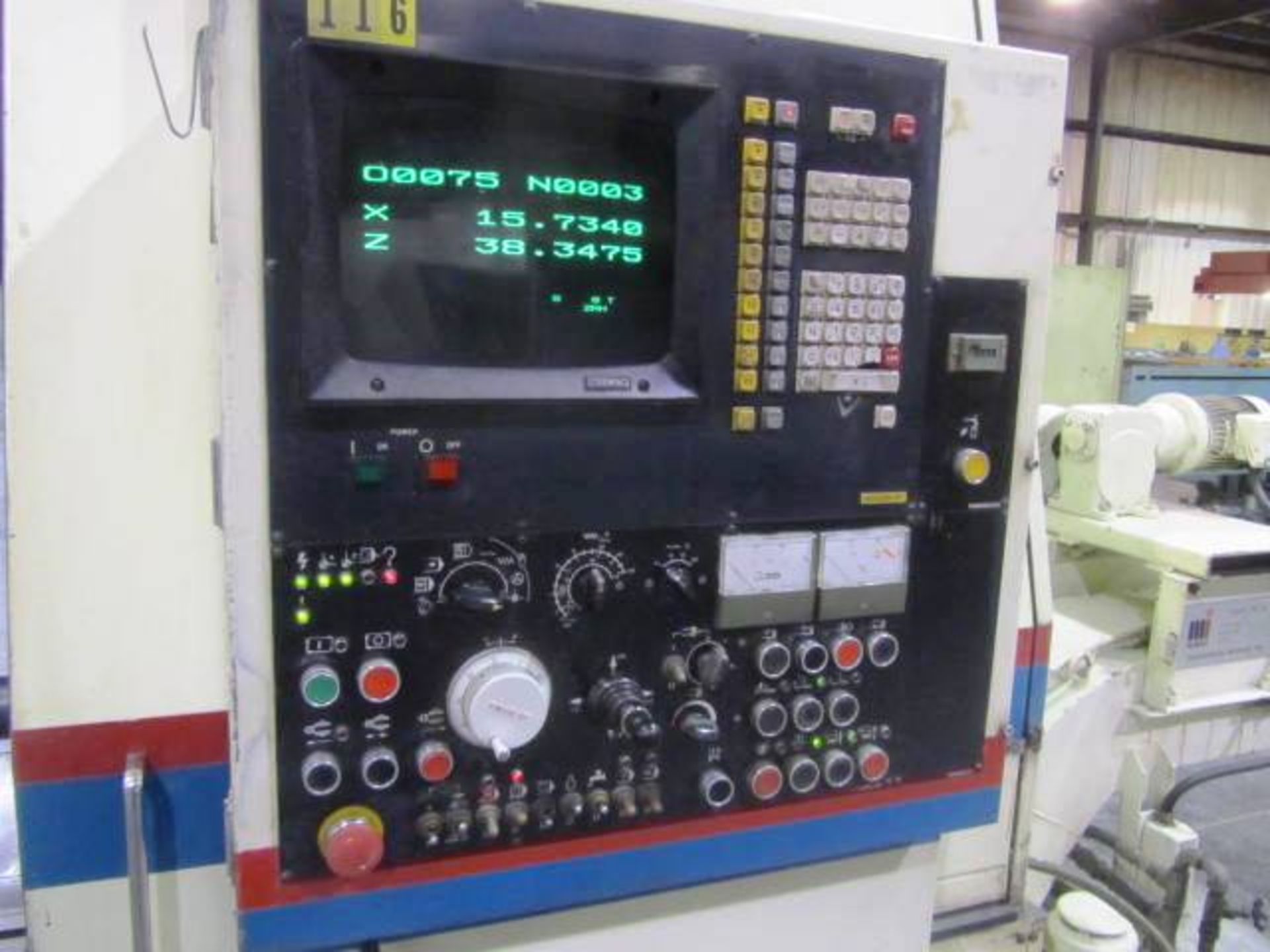 Takisawa Model TS-30 CNC Turning Center with 19'' Swing x 40'' Centers, 12'' 3-Jaw Power Chuck, - Image 2 of 6