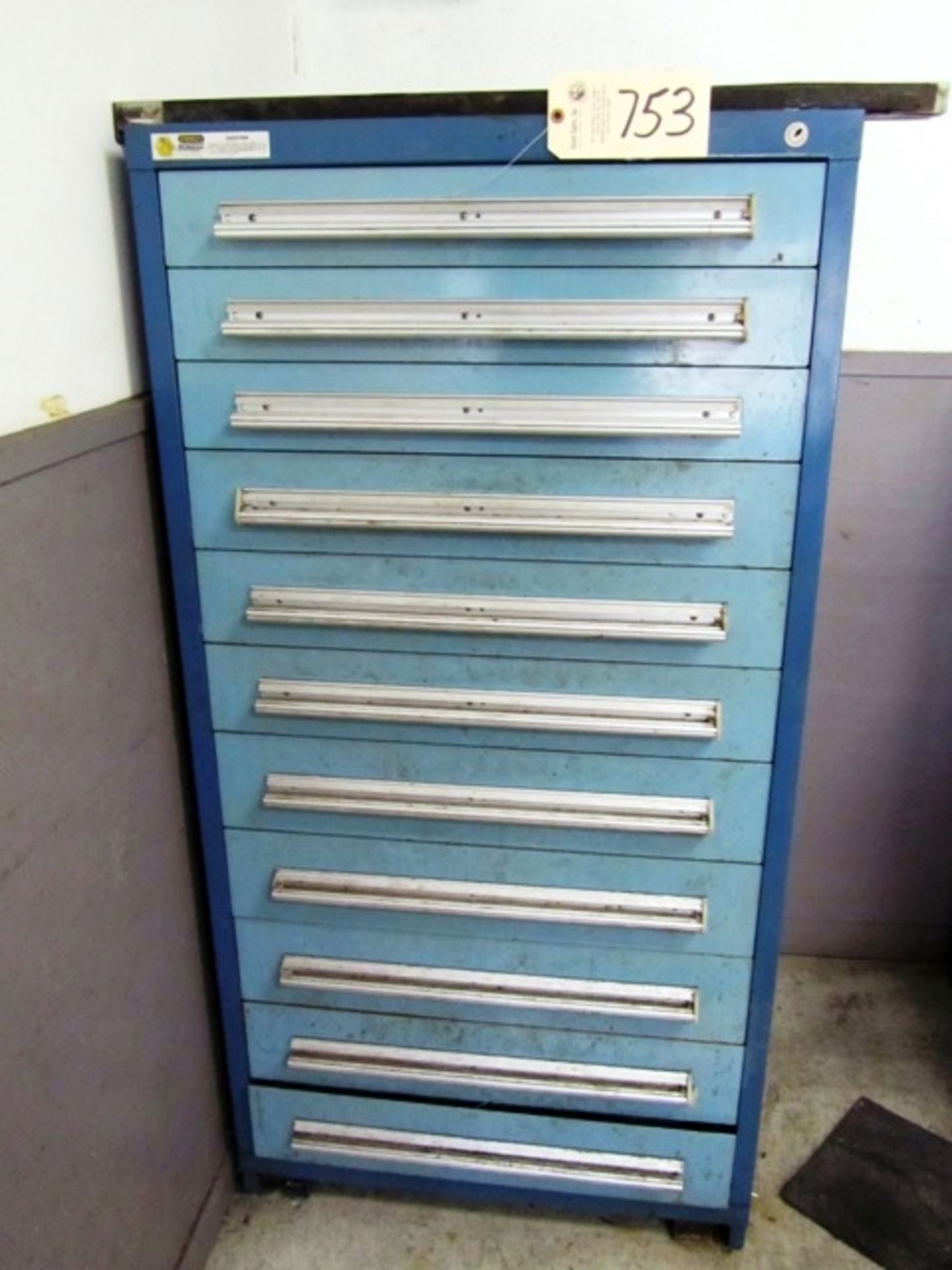 Vidmar 11 Drawer Cabinet with Misc Contents   **PLEASE NOTE: Loading Fee of $50 will be added to the