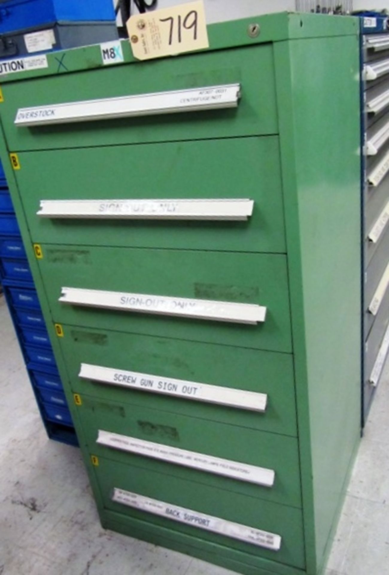 Vidmar 6 Drawer Cabinet, Empty   **PLEASE NOTE: Loading Fee of $25 will be added to the invoice**