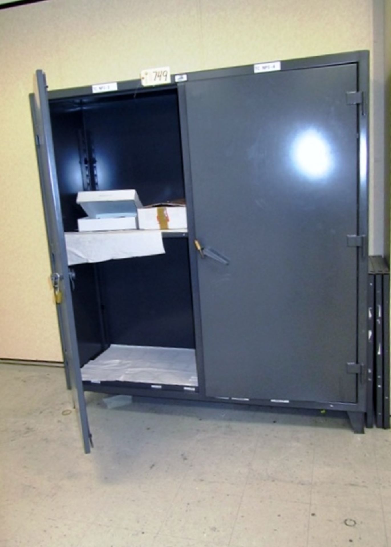 Strong Hold 2 Door Cabinet, 72'' x 78'' x 24''    **PLEASE NOTE: Loading Fee of $25 will be added to