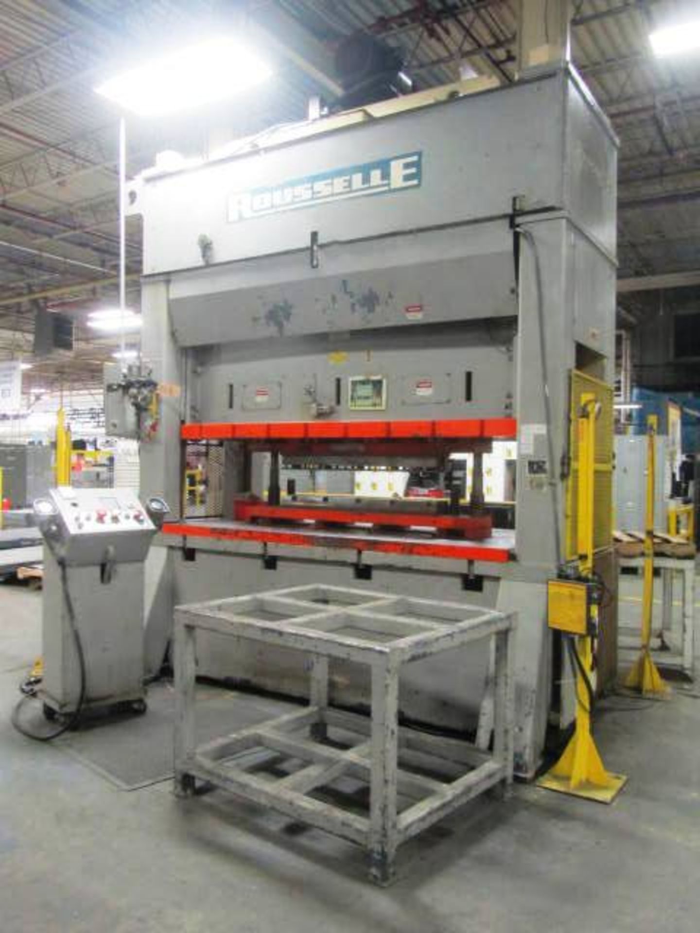Rouselle Model SR-250 250 Ton Mechanical Straight Side Press with 100'' x 48'' Bolster, 100'' x 36''