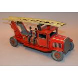 Mettoy (England) Fire Engine, tinplate c