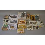 Tamiya Military kits x 12 1/35th scale i