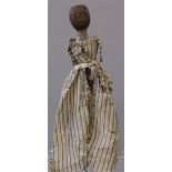 George III Wooden Doll, c.1790-1800, tor