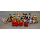 Quantity of Bendy Toys including Mickey