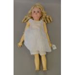 A Simon and Halbige bisque head doll wit