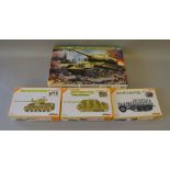 A Trumpeter 1/16 scale T34/85 Tank ref 0