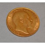 1907 Edward VII Sovereign.