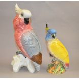 Large Beswick parrot, height 29cm, toget