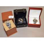 Three gent's wristwatches by Jacques Far