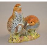 Beswick Partridges, marked '2064', heigh
