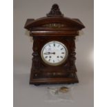 Oak cased clock