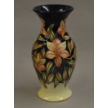Moorcroft vase in Peruvian Lily pattern,