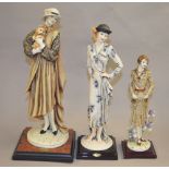 Three Giuseppe Armani figures: 'Young La