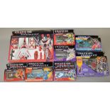 Eight Transformers G1 figures, all boxed