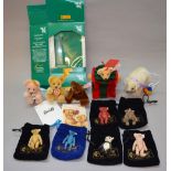 Quantity of miniature Steiff bears and S