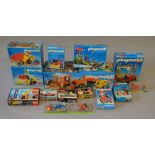 Quantity of Playmobil and Lego sets.