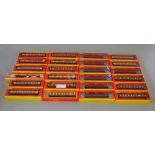 OO Gauge Hornby 24 x boxed coaches. Incl