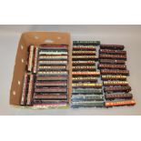OO Gauge. 40 x Hornby & Tri-ang unboxed coaches. Various liveries Overall F/G