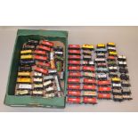 OO Gauge. Unboxed tank wagons. 80+ Hornby, Wrenn, Mainline etc. Overall F/G Few missing coupling