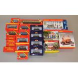 OO Gauge. Mixed lot. Comprising boxed rolling stock, boxed accessories & Scaledale buildings.