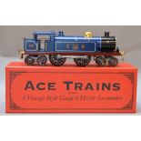 O Gauge. Ace trains. ECR/1 Freelance 4-4-4 Tank Engine. Caledonian Railway Blue Gloss VG/E in G