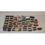 O Gauge. Hornby tinplate rolling stock. Overall F (50)