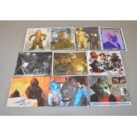 10 x Star Wars autographed pictures, all aliens from IV-VI,