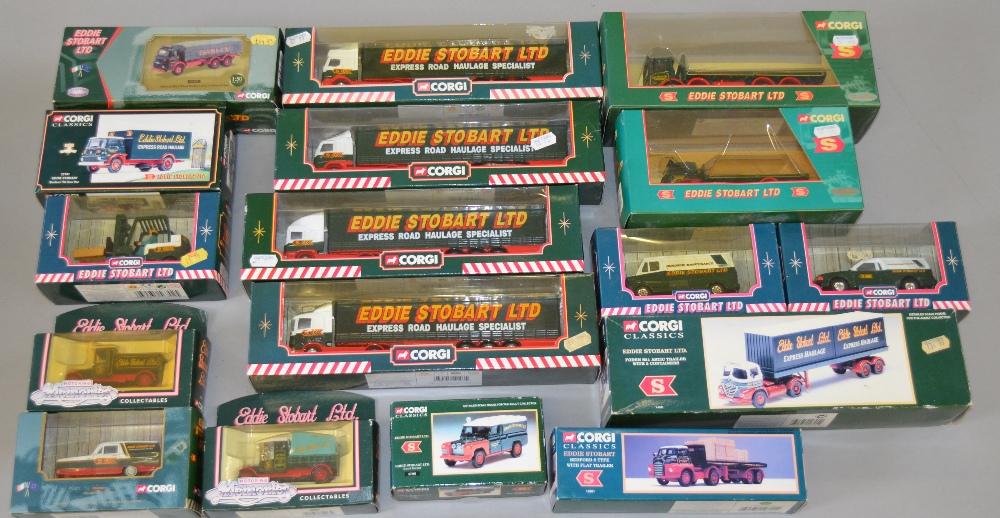 17 Corgi Eddie Stobart models, boxed.