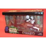 Hasbro Star Wars Power Of The Force Speeder Bike with Cout Trooper large scale model.
