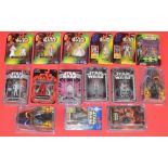 Interesting selection of Hasbro and Kenner Star Wars figures including Boba Fett 2003 Convention