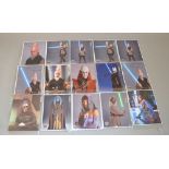 22 x Star Wars signed pictures, mostly members of the Trade Federation or Jedi Council,