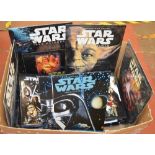 Collection of Star Wars Fact Files and Star Wars calendars.