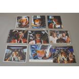 16 x Star Wars autographed pictures, all rebel pilots,