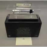 Master Replicas Star Wars SW-174 Mara Jade Signature Edition Lightsaber with plaque signed by