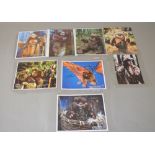 Eight Star Wars autographed pictures, all Ewoks,