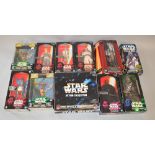 Quantity of assorted Star Wars figures including Collector Series examples,