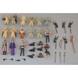 15 Vintage loose "Last 17" and Ewok figures, mostly with all accessories.