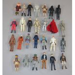 25+ Vintage loose Star Wars figures including last 17 examples.