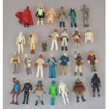 25+ loose vintage Star Wars figures including last 17 examples.