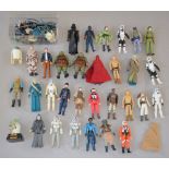 Good quantity of loose vintage Star Wars figures and accessories.