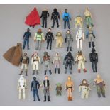 25+ loose vintage Star Wars figures including Last 17 examples