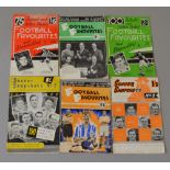 6 vintage 1950s football magazines includoing Soccer Snapshots and Football Favourites.