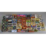3 boxes of assorted diecast including Onyx, Matchbox, Maisto, Schuco etc, all boxed.